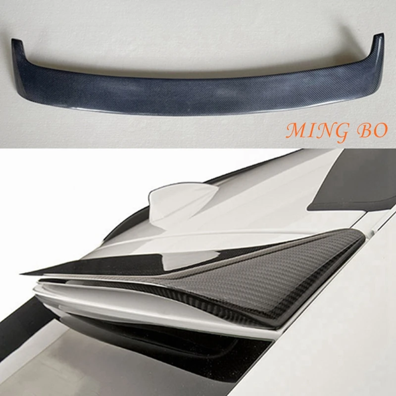 

FOR BMW X6 E71 2008 2009 2010 2011 2012 2013 2014 HM Style Carbon Fiber Rear Roof Lip Spoiler