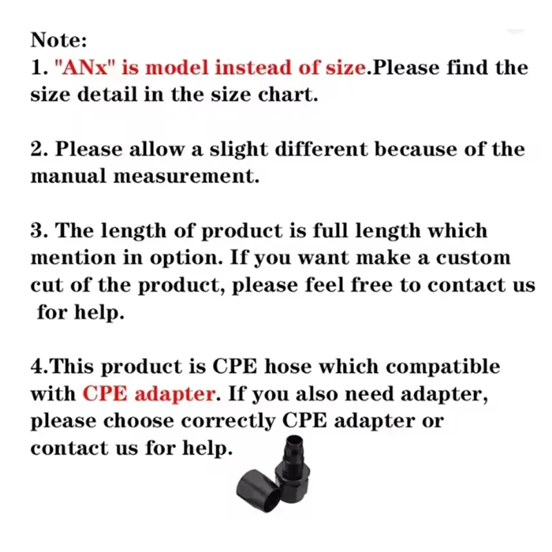 1M-10M AN4AN6 AN8 AN10 AN12 Universal Car Fuel Hose Oil Gas Cooler Hose Line Pipe Tube Stainless Steel Braided Inside CPE Rubber