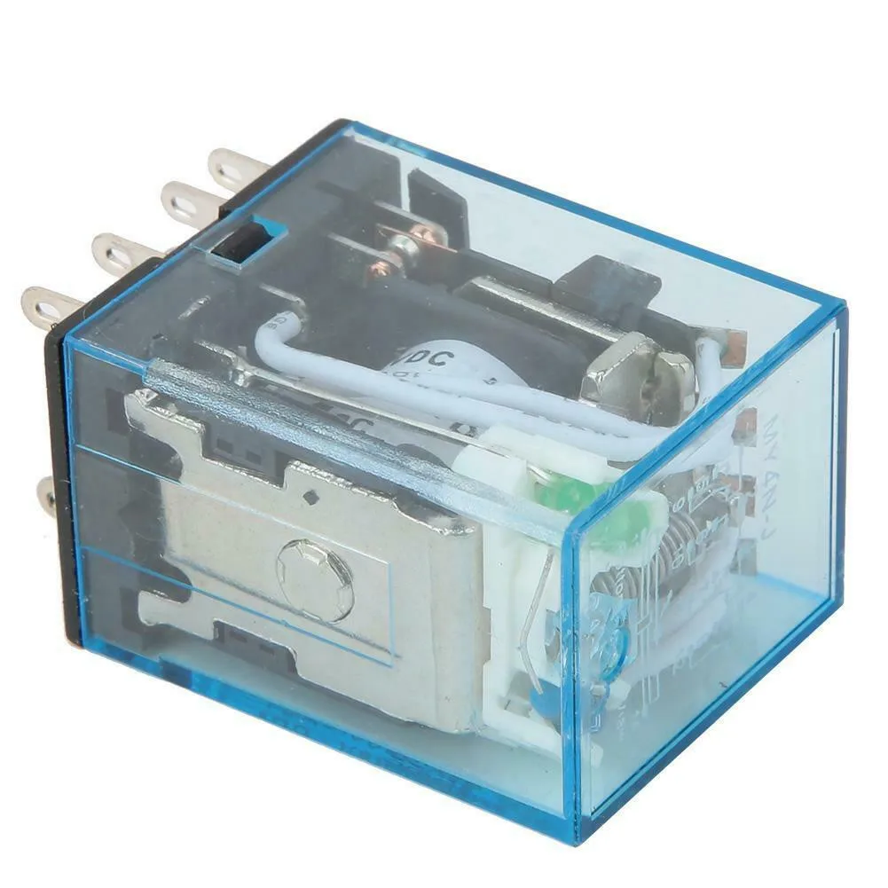 Electrical Relay MY4NJ MY4N MY4 220V 220VAC Coil 14 Pin 4NO 4NC 5A for Automation Control and Electrical Circuits