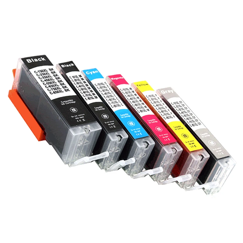 PGI-150 CLI-151 PGI 150 CLI 151 Compatible Ink Cartridge For Canon PIXMA IP7210 IP8710 MX721 IX6810 MG6310 MG5610 MG5410 MG5510