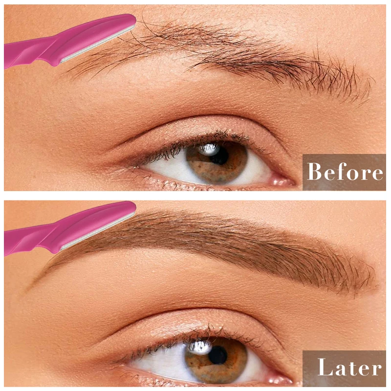 1 قطعة مجموعة الحلاقة الحاجب متعددة الأغراض شفرات الحلاقة الوجه للنساء والرجال Dermaplaning أداة سهلة الاستخدام القاطع شفرات الحلاقة ماكياج أداة