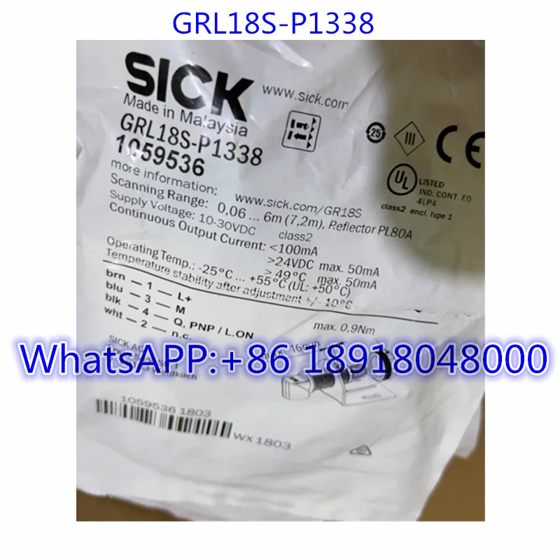 Sensor de GRL18S-P1338, nuevo, 1059536, envío rápido