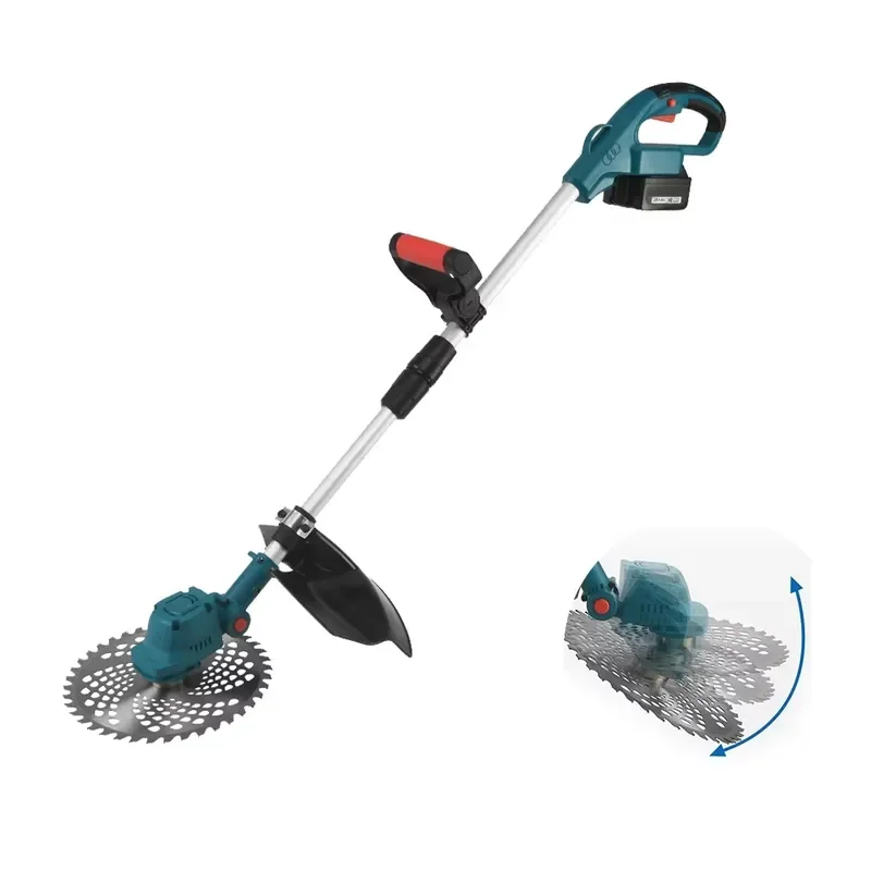 Powerful 500W 2000RPM 10inch Cordless Electric Grass Mower Handheld String Trimmer for SENCOE Lawn Yard Grass Cutter Machine