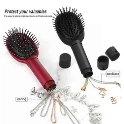 Hair Comb Secret Stash Hidden Safe Diversion Brush Key Safe Box Hiding Diamond Jewelry Storage Discreet Secret Removable Lid