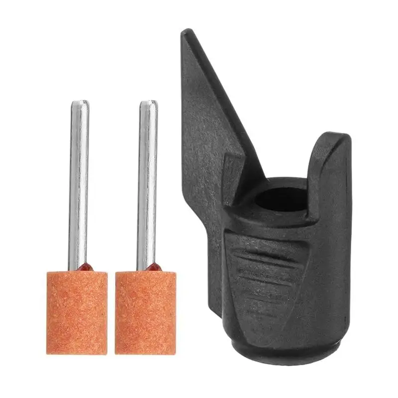Saw Sharpening Attachment for Dremel Drill Rotary Tool Lawn Mower Garden Tool Sharpener Guide Adapter