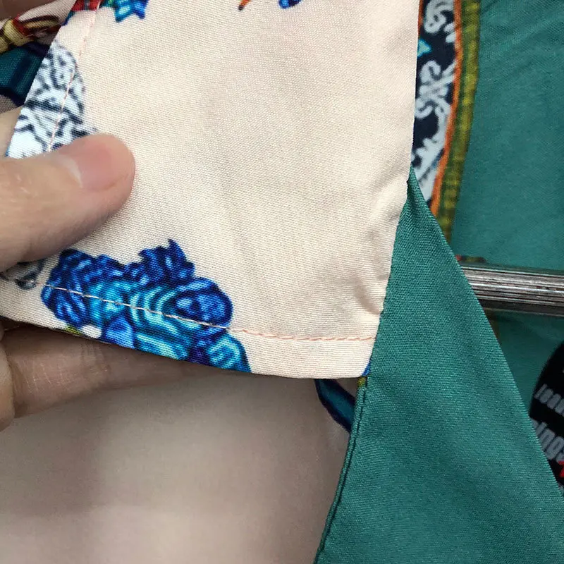 Vintage Paneled Contrasting Animal Print Summer Men Hawaiian Shirts Streetwear Beach Shirt Hip Hop Casual Tropical Holiday Tops