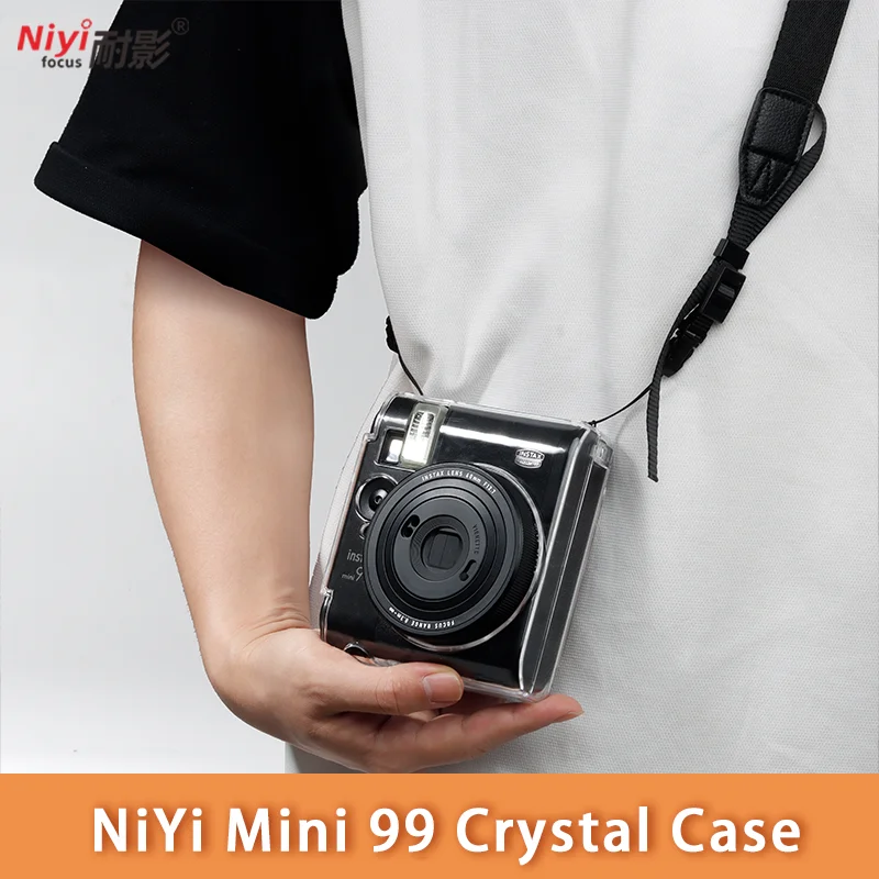 Custodia trasparente per Instax Mini 99 Custodia protettiva in cristallo per PC resistente antigraffio e anticaduta