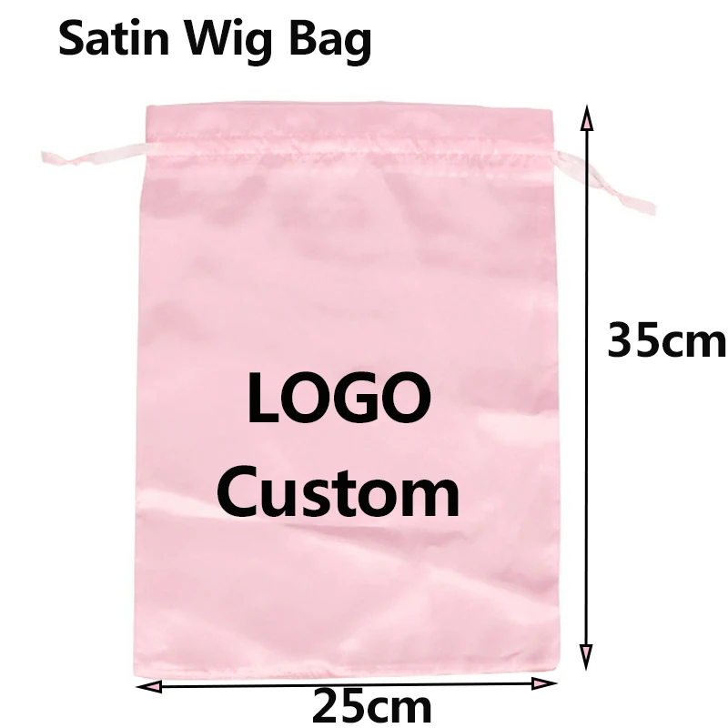 LOGO personalizzato Hot Pink Lace Melt Wig Band Silky Headband Edge Control Silk Satin Hair Bonnet Wig Bag 4Pcs parrucca per capelli accessori Kit