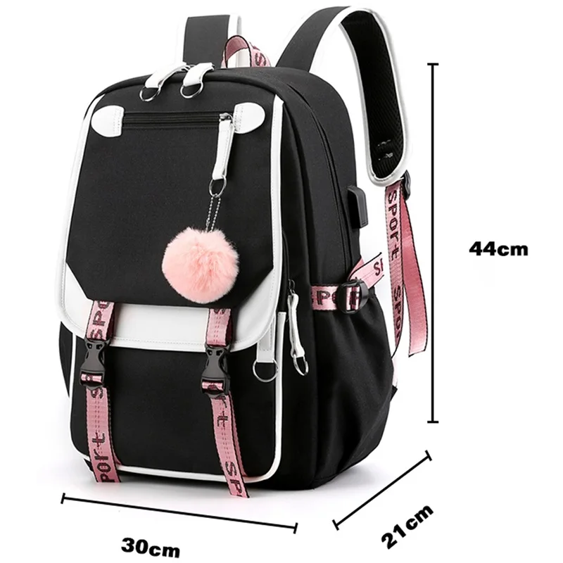 Imagem -05 - Mochila de Impressão Genshin Impact para Adolescentes Elegante Livro Escolar Bolsa para Laptop Mochila Mochila com Porta de Carregamento Usb Meninos