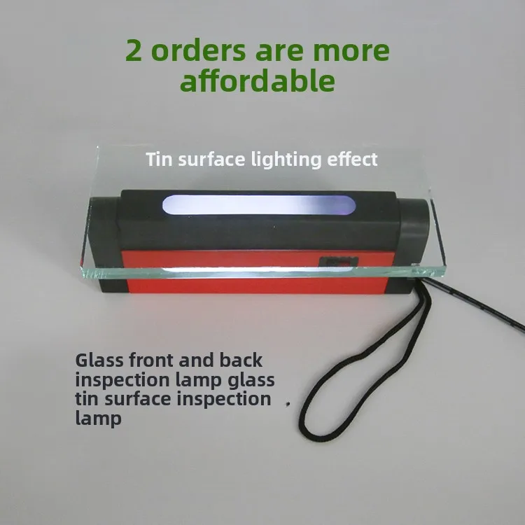 4W 220V Glass Tin Side Detector Lamp for Float Glass Surface Inspection Front Back Detection Tool Industrial Quality Control