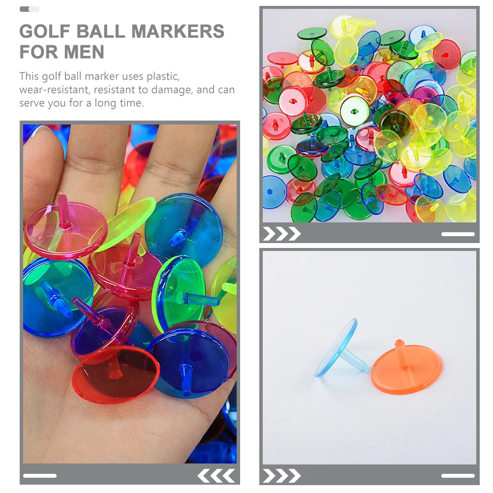 

150 Pcs Golf Accessories Ball Alignment Tool Outdoor Marker for Green Plastic Funny Markers Level Miss Putting