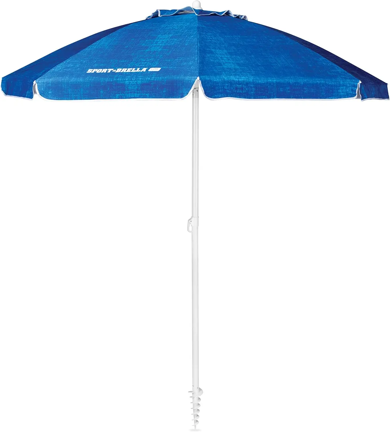 

6-Foot Vented Beach Umbrella with SPF 50+ Sun Protection, Adjustable Steel Pole for Wind Stability