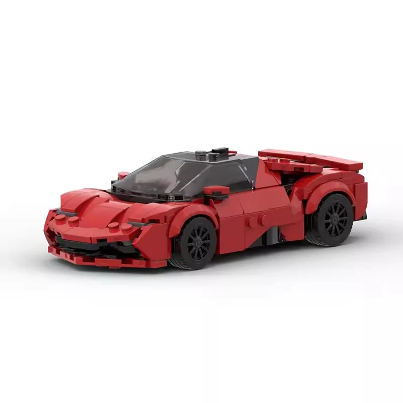 

MOC SF90 Stradale Speed Champions Sports Cars Building Blocks Bricks Set Kids Toys Gifts For Boys & Girls