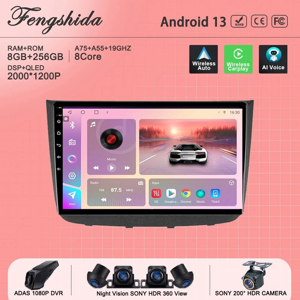 

Android 13 For MERCEDES BENZ VITO 2 W639 VIANO 2 W63 2003 Car Radio Screen Multimedia Player Navigation No 2din DVD 5G Wifi BT