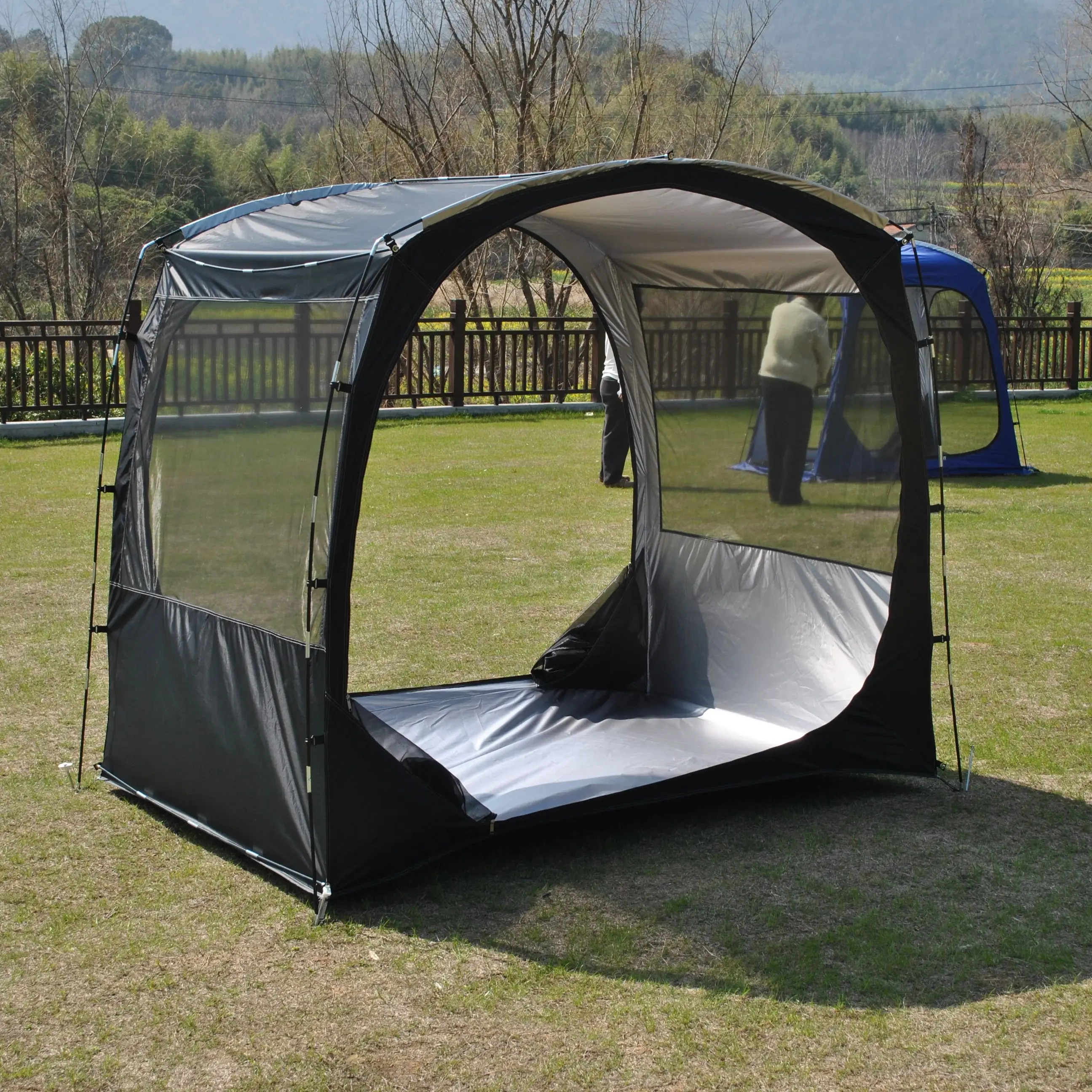 

Палатка-тент для барбекю на 1-3 человека, сетчатая, от комаров, для приготовления пищи на открытом воздухе, вентилируемый навес, для вечеринок на заднем дворе, кемпинга, защиты от солнца