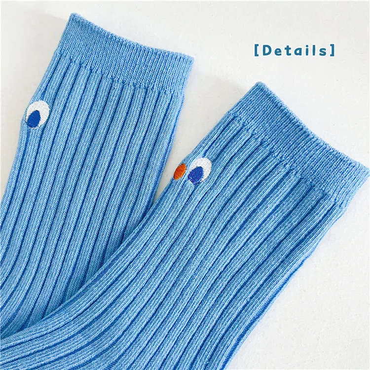 Children\'s Socks Autumn Class A Fashion Striped Medium Socks Kids Boys Girls Spring Socks 4 Pairs