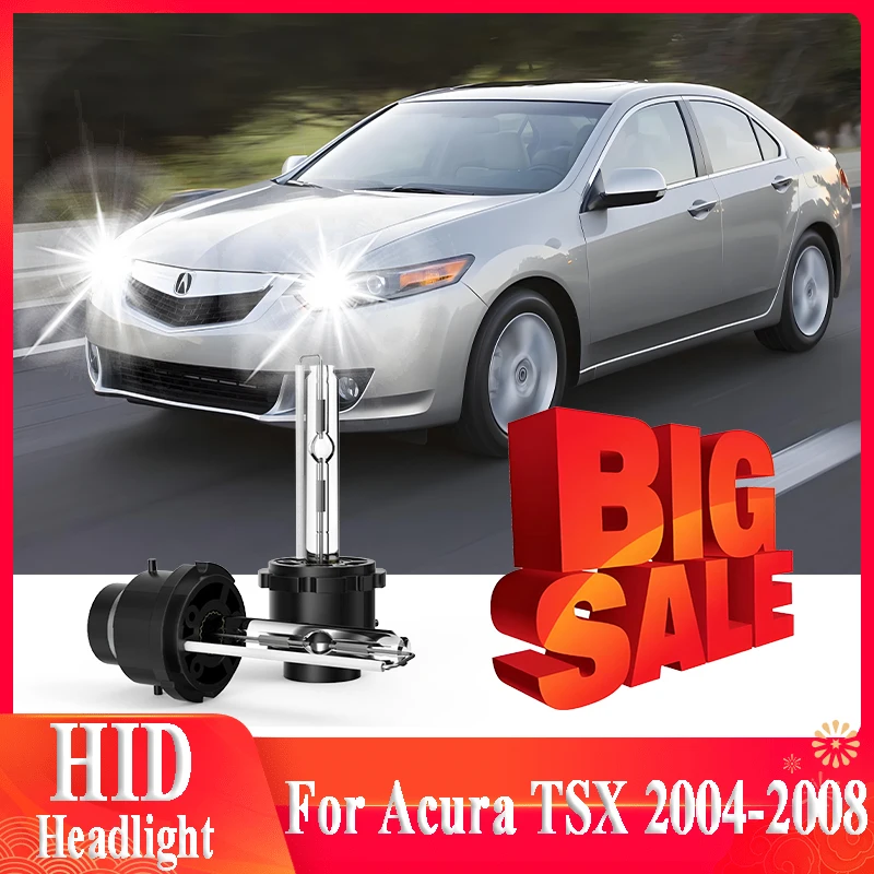 

2 шт. D2S 35 Вт 6000 К Белая ксеноновая HID фара Замена ближнего света Супер яркая лампа для Acura TSX 2004 2005 2006 2007 2008