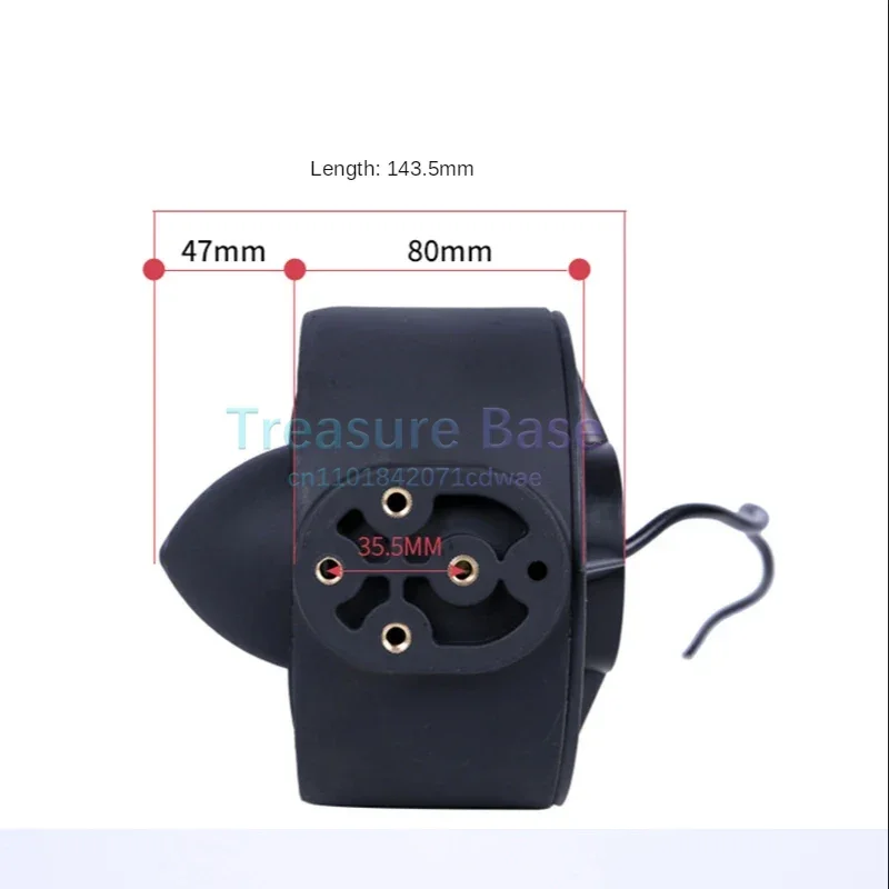 

800W High Speed ROV Underwater Propeller for Fishing Boat Kayak Modified Submersible Robot 24-48V 10A 130N，1pc