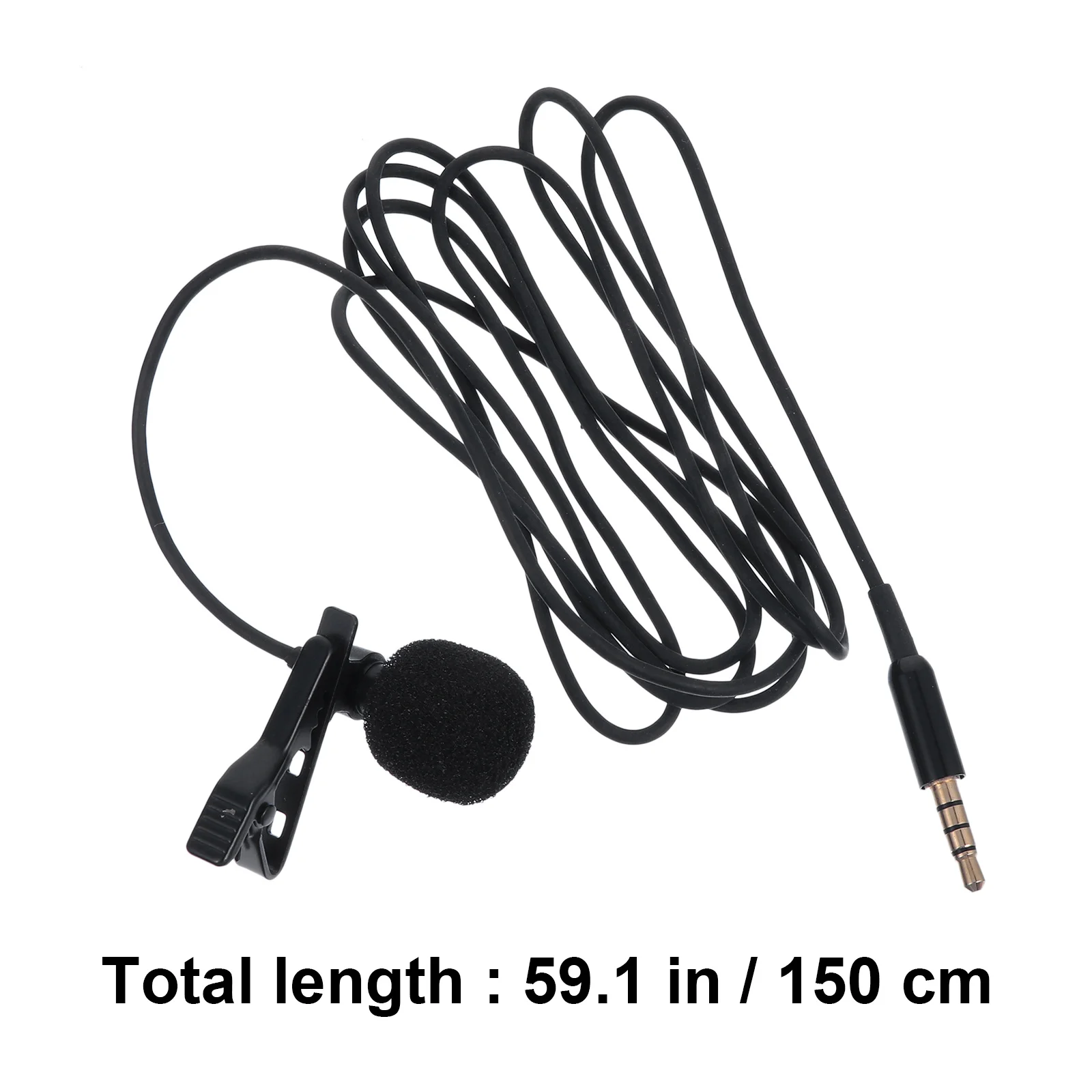 

2 set Clip On Microphone Lavalier Mic For Phone Omnidirectional Noise Reduction Live Broadcast Gaming Vlog Free