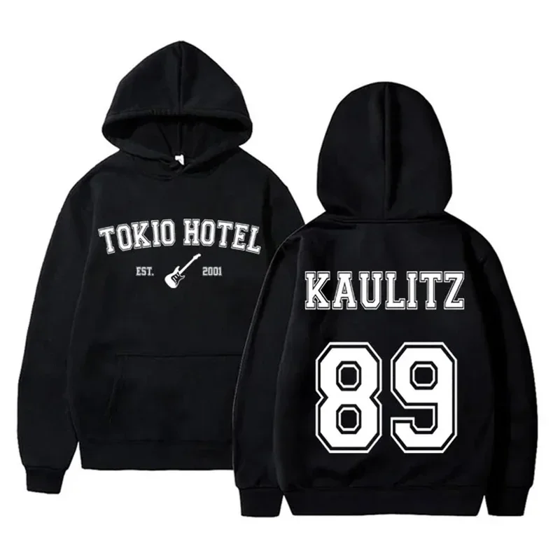 Rock Band Tokio Hotel Hoodies Kaulitz Print Men Woman Oversized Hoodie Hip Hop Sweatshirts Harajuku Pullovers Unisex plussize