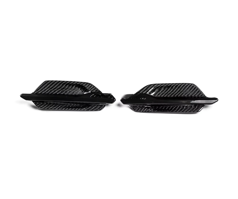 

Carbon Fiber Fender Trim Carbon Fiber Car Side Air Flow Fender Vent Grille Cover Trim Replacement for BMW F87 M2 2016-2019
