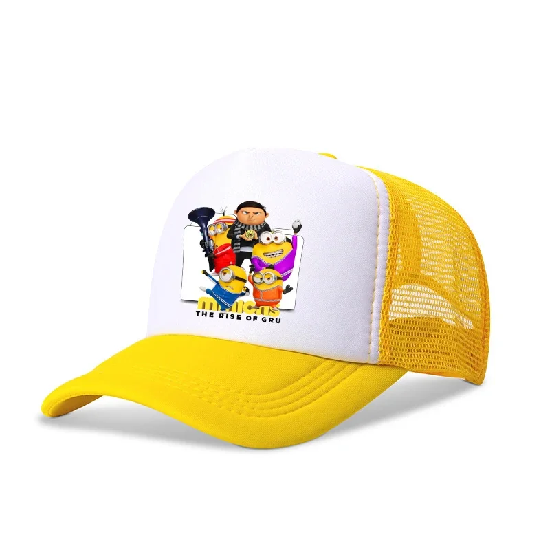 Despicable Mes Minionss Baseball Cap New Movie Cartoon Child Adult Baseballs Hats Peaked Caps Outdoor Casual Sunshade Hands Gift