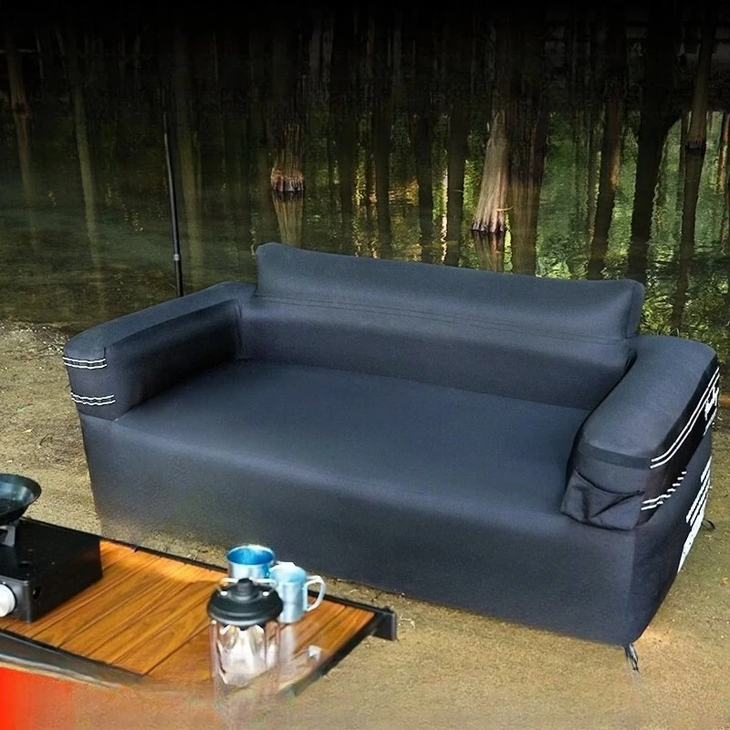 

sofa lazy portable air cushion bed camping picnic air tactical sofa inflatable bed blackening, double automatic inflatable sofa