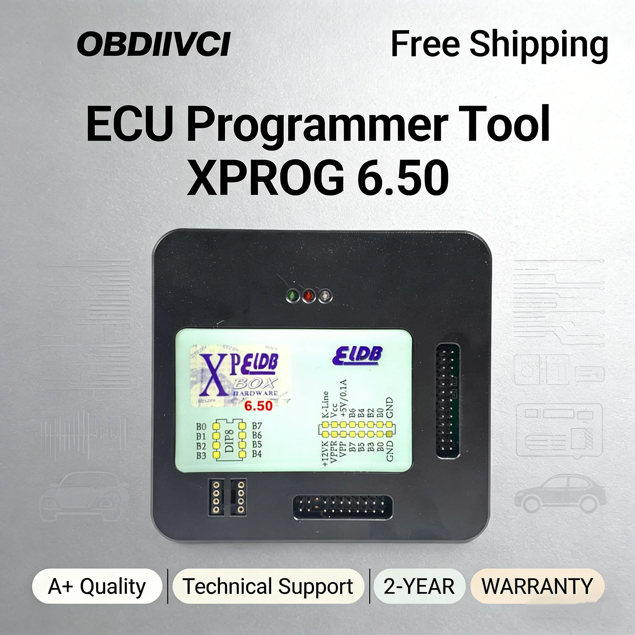 Newest Xprog 6.50 XPpro v6.50 ECU Chip Programmer Tuning Tool With USB Dongle More Functions Best Optional