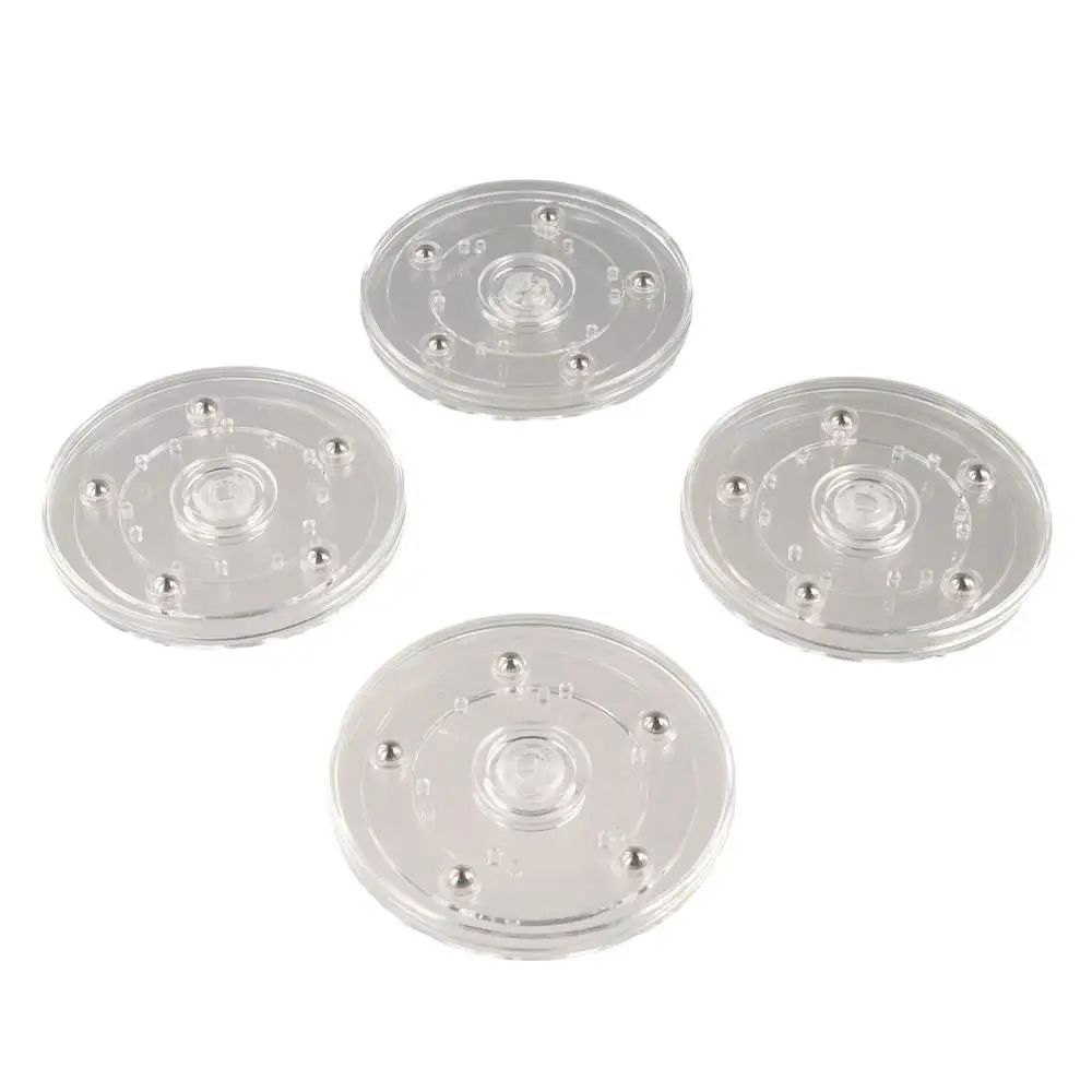 Creative 360-Degree Acrylic Turntable Round Transparent Rotating Display Stand Clear Plastic 360-Degree Rotary Table TV