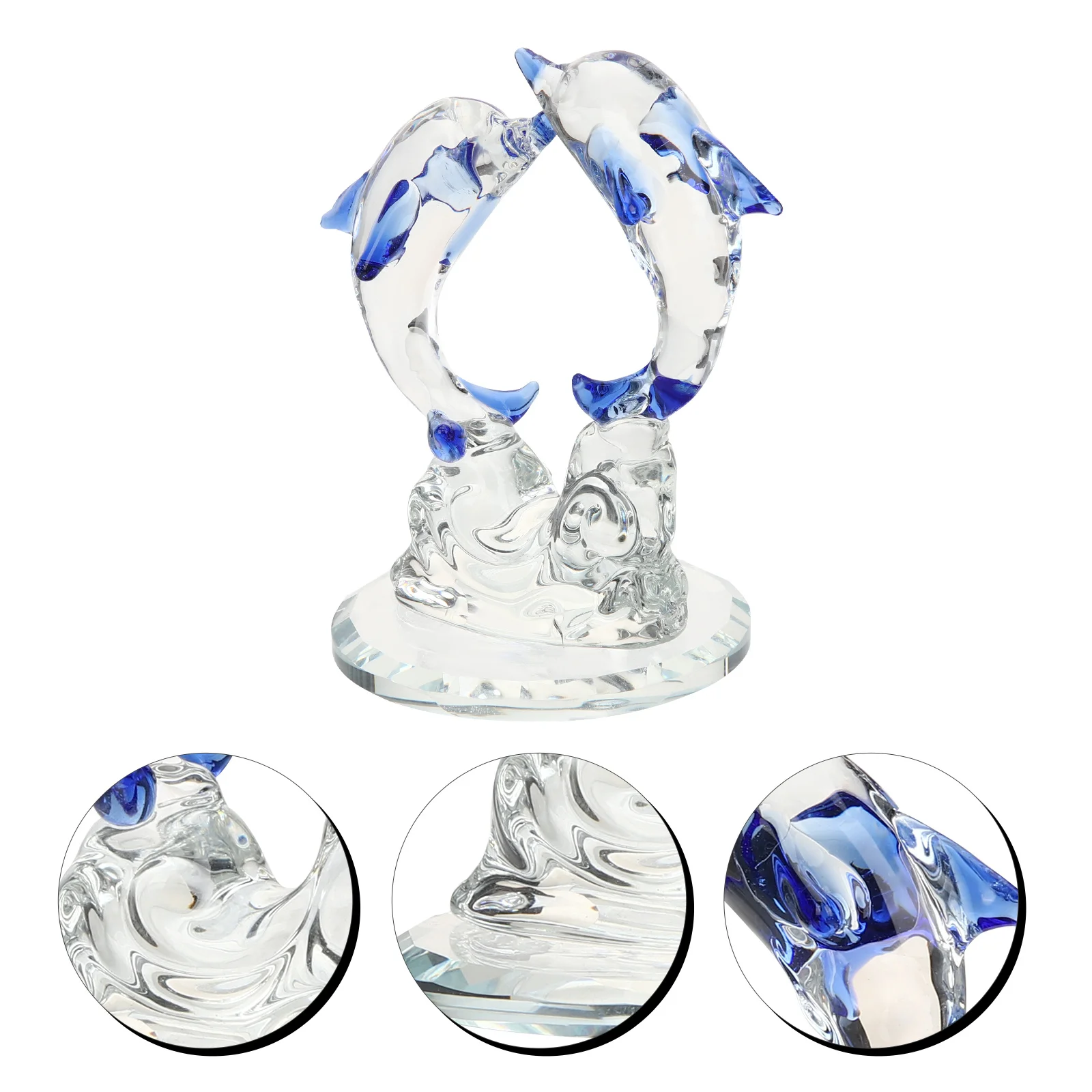 

Dolphin Craft Decor Unique Desktop Home Decorative Ornaments Decoration Office Sculptures