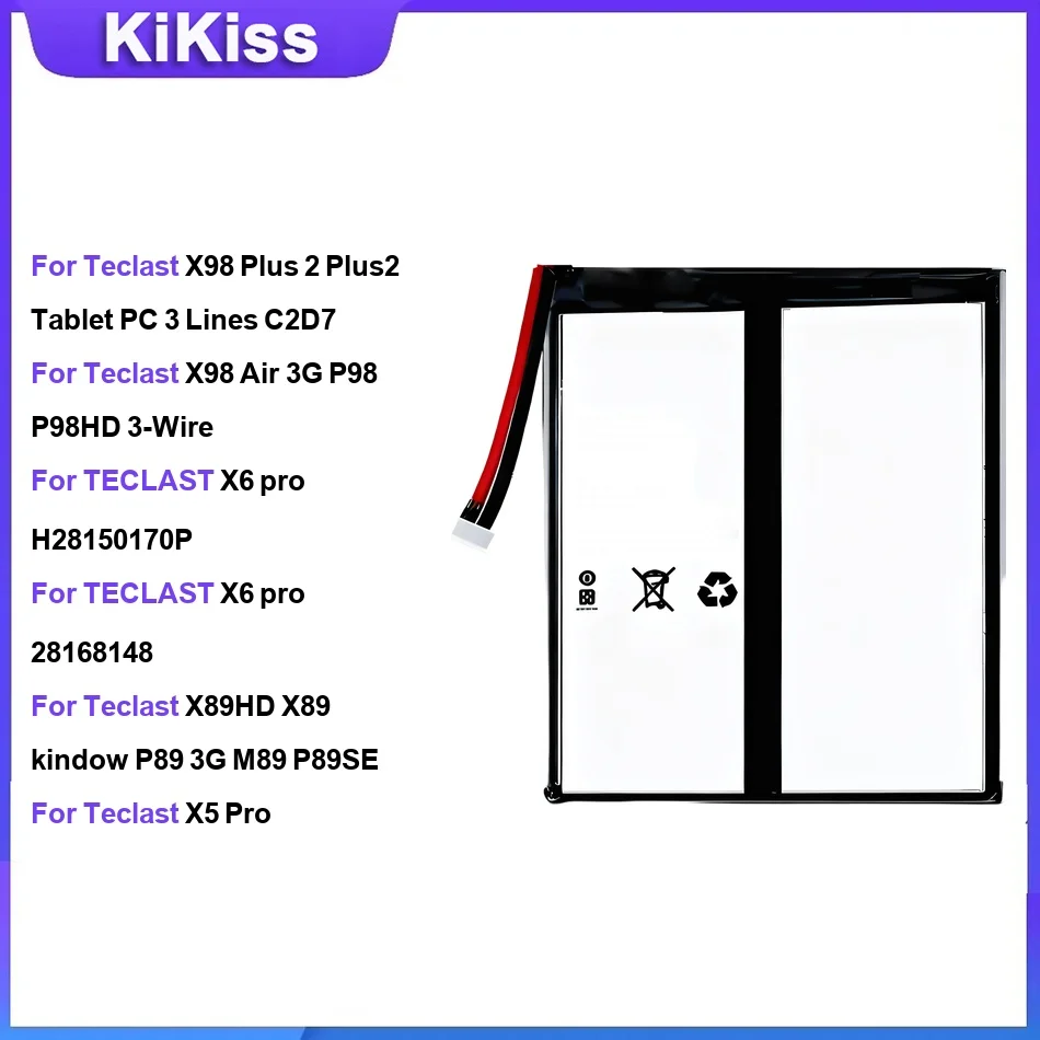 

Battery For Teclast X98 Plus 2 X98 Air 3G X6 pro H28150170P/28168148 X89HD X5 Pro P89SE