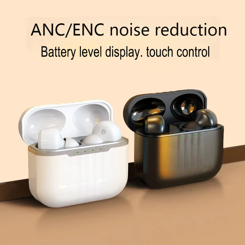 

In Ear Waterproof Sports Earphones ANC+ENC Dual Noise Reduction Touch Control Wireless Headphones 9D Stereo Earbuds Bluetooth5.2