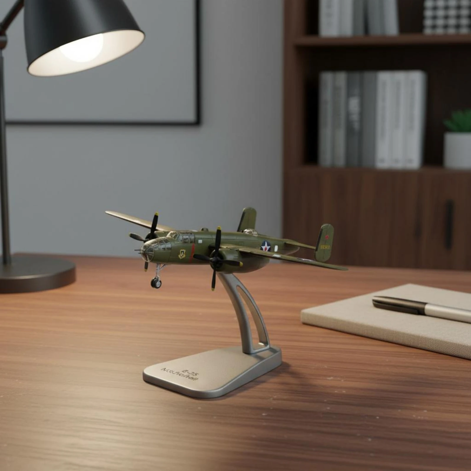 

B-29 Aircraft Model Alloy Construction WW2 Aircraft Reproduction Diecast Airplane Model Rotating Propellers Detachable Represent