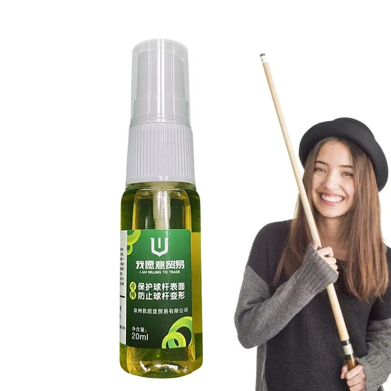 Billiards Club Cleaner Pool Cue Protective Oil Pool Cue Maintenance Oil Restores Shine Prevents Cracking Nourishes Wood For