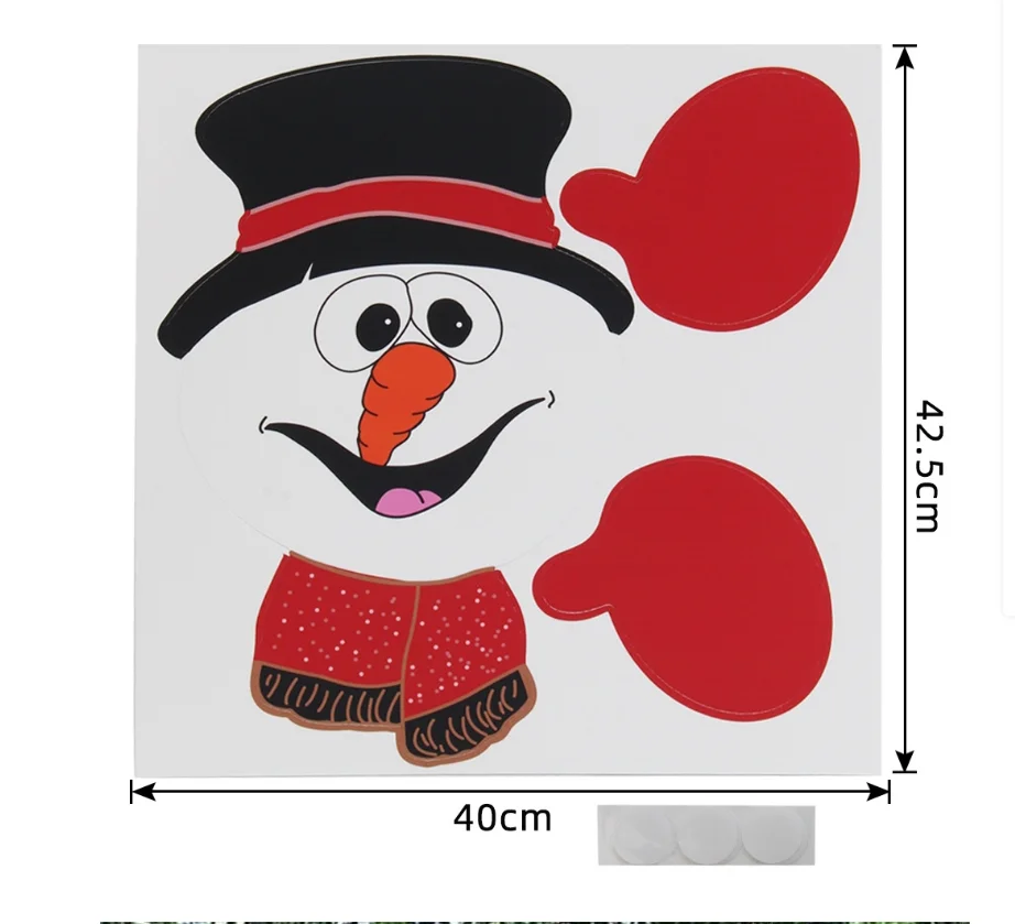 

2025 Two Piece aesthetic Santa Claus Reindeer Peeping Fence Garden Outdoor Christmas Theme Fence Board Decoration Arrangement