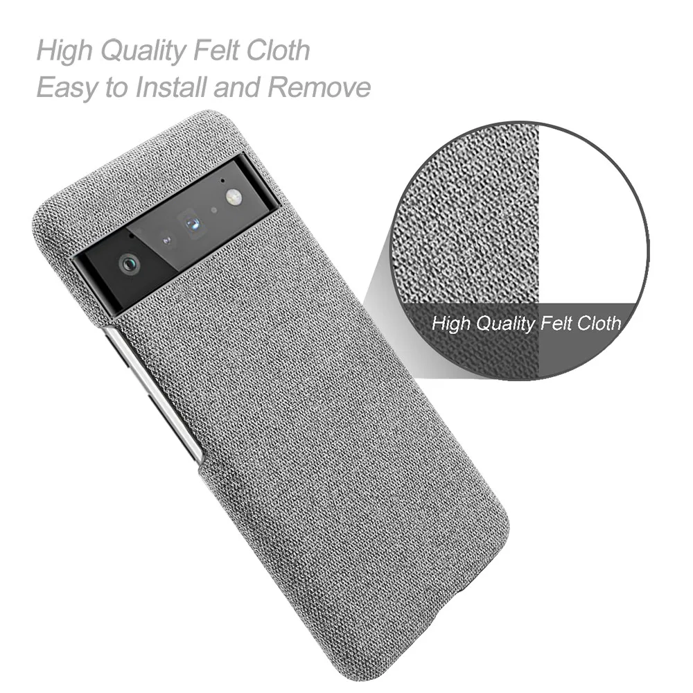 Pixel 6 Case For Google Pixel 6  Pro 6pro 7 7A  Case Cloth Texture Fit Phone Cover For Pixel 6