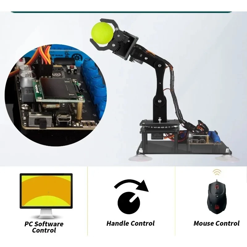 Axis robot arm compatible, can imitate/paint robot