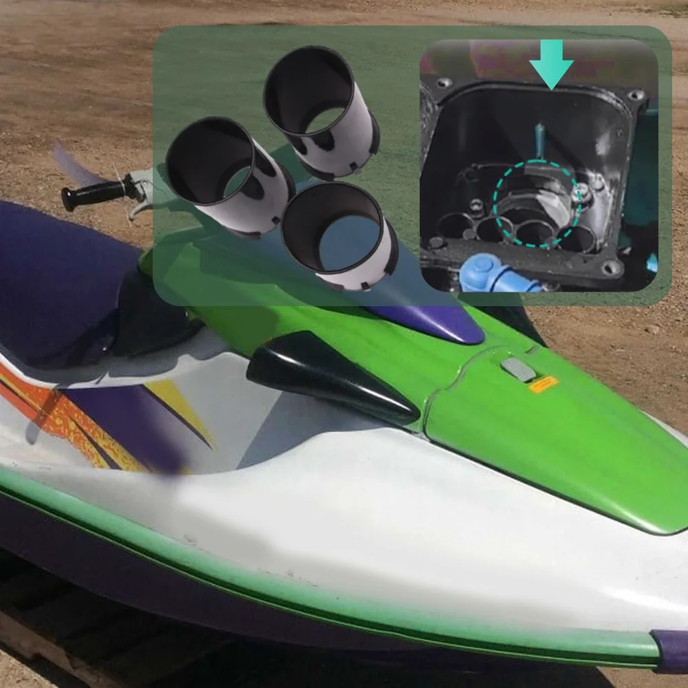 

3pcs For Kawasaki PWC 900 ZXI STS STX 1995-2006 PWC 1100 STX ZXI 1997-2003 Intake Duct Flame Arrestor Bellow 14073-3751