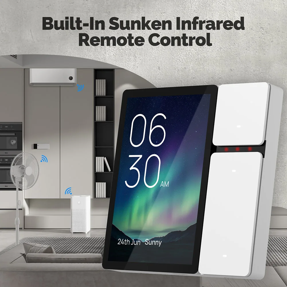 WiFi für Tuya Smart Touch Screen IR-Fernbedienung Center Control Panel Smart Central Control für intelligente Szenen Smart Home