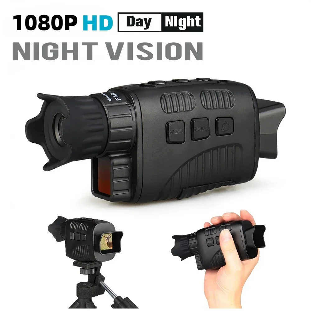 

Infrared Night Vision Hunting Telescope 1080P HD Monocular Night Vision Device 4X Digital Zoom Photo & Video Full Dark 300M