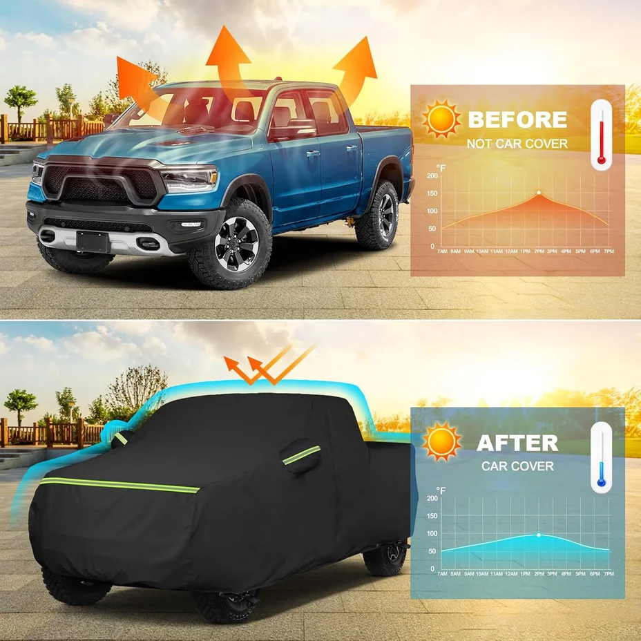 Pickup Truck Convenient to Carry Car Sunshades Vehicle Supplies Weatherproof Cover Frost Prevention Accessories Dustproof Winter