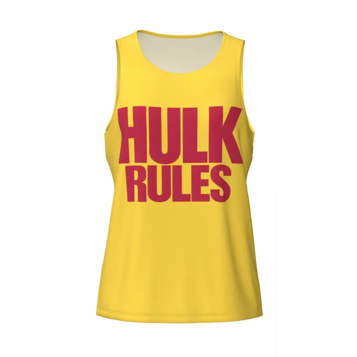 Hulkamania Hulk Hogan Hulk قواعد رجل الصالة الرياضية الملابس اللياقة البدنية قميص بدون أكمام تنفس كمال الاجسام العضلات تانك القمم تجريب الصدرية #4