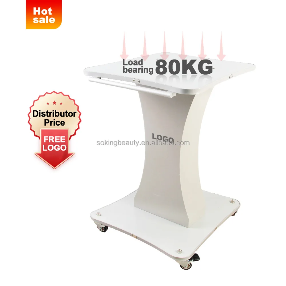 

Multi-function Beauty Machines Large Desktop Load Bearing 80kg Beauty Equipment Cart Hot Selling Salon Trolley Spa Trolley