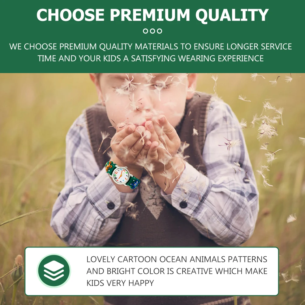 Стильные детские часы с героями мультфильмов для мальчиков, кварцевые регулируемые ремни, детские цифровые часы с рисунком крабов, океанские животные, время обучения