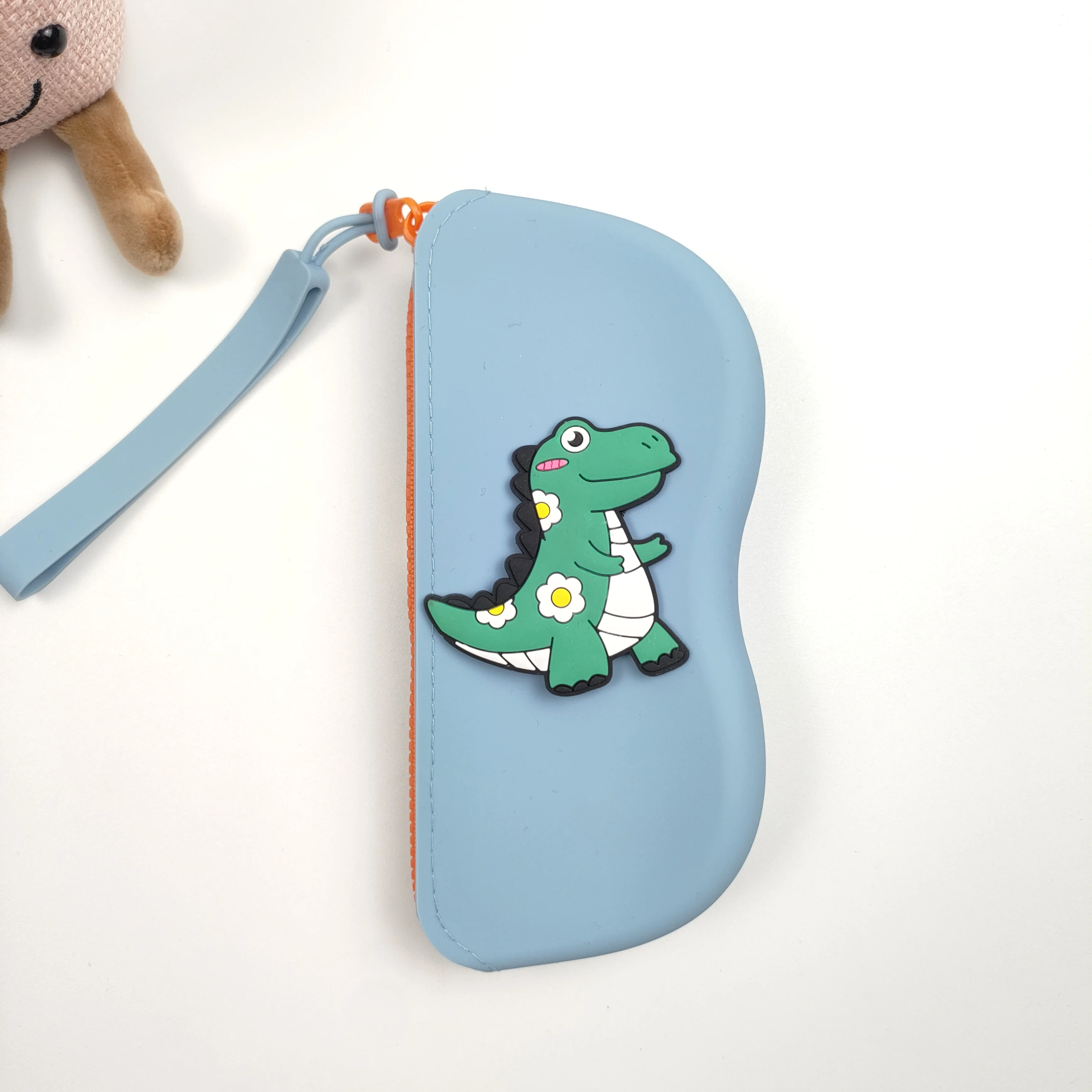 2025 جديد لينة سيليكون سستة نظارات حقيبة تخزين حقيبة مضادة للماء مستحضرات التجميل عملة حقيبة الحال بالنسبة للنساء الفتيات لون الحلوى الغبار Gi