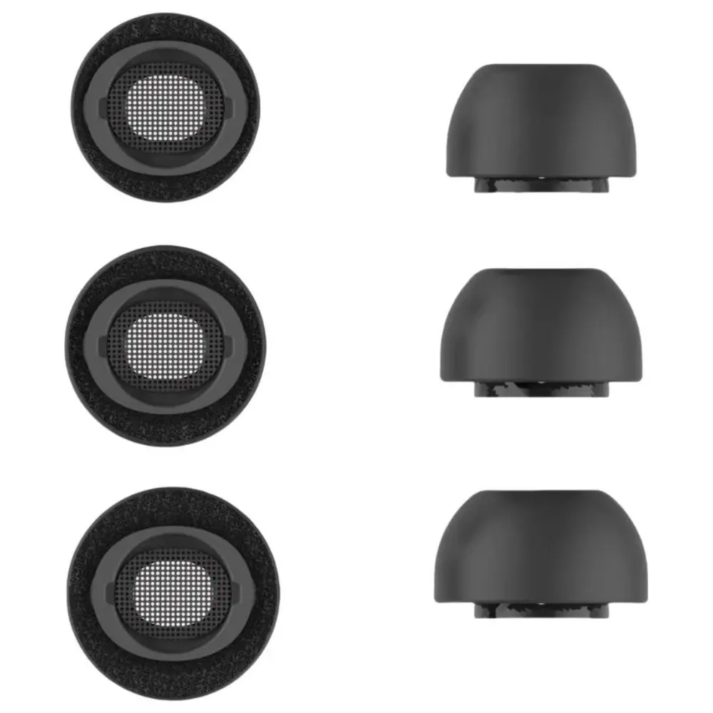Soft Memory Foam Ear Tips Rebound Anti-Slip Replacement Earplugs Noise Reduction Earbuds for Samsung Galaxy Buds 3 Pro
