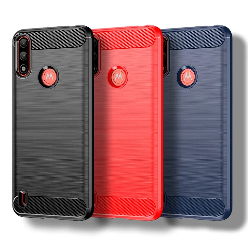 For Motorola Moto E7 Power Case Moto E7i E7 Power Cover 6.51 inch Shockproof Soft Silicone Protective Bumper For Moto E7i Power