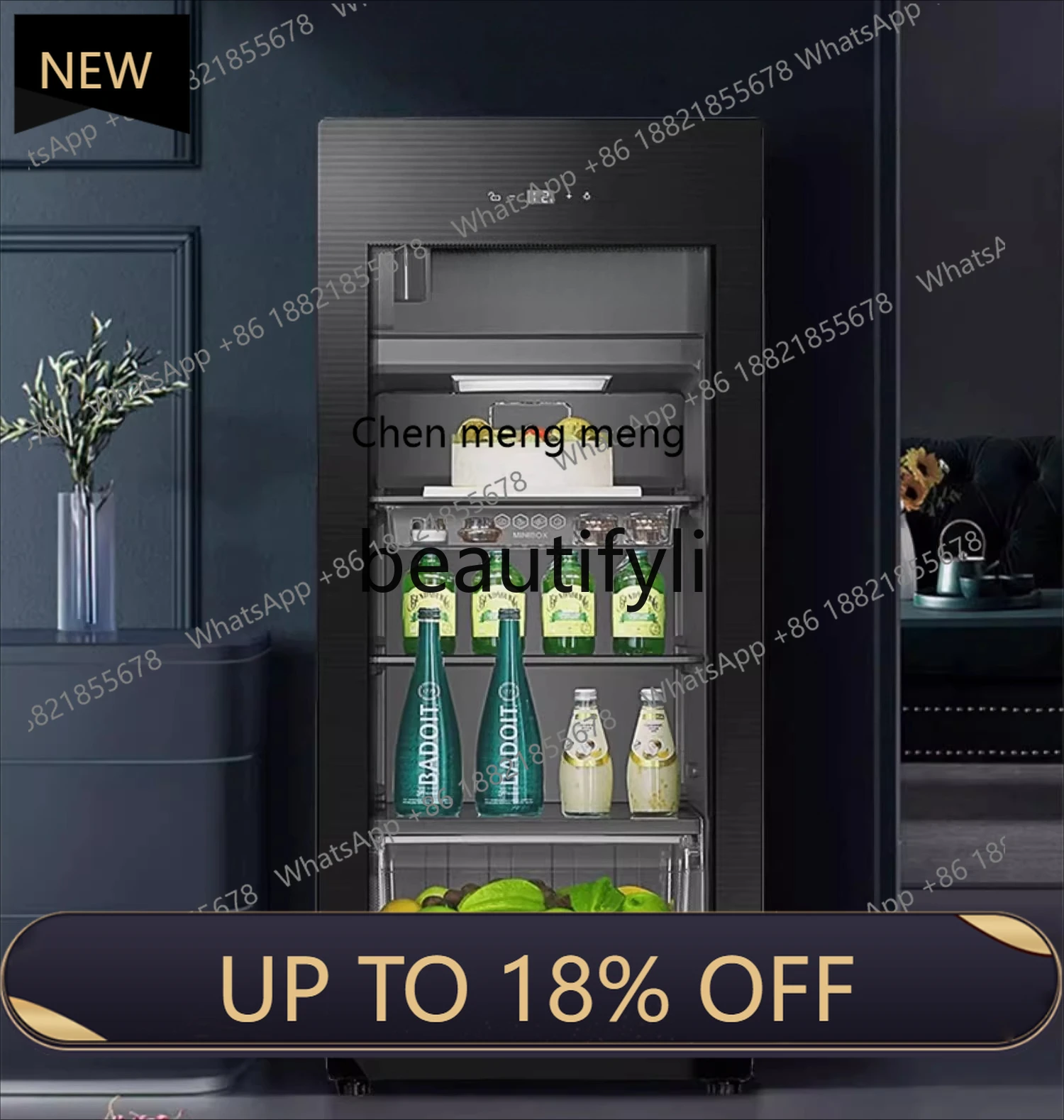 

New arrive Wine cabinet office refrigerator freezer silent energy saving, tea, refrigerated fresh-keeping cabinet