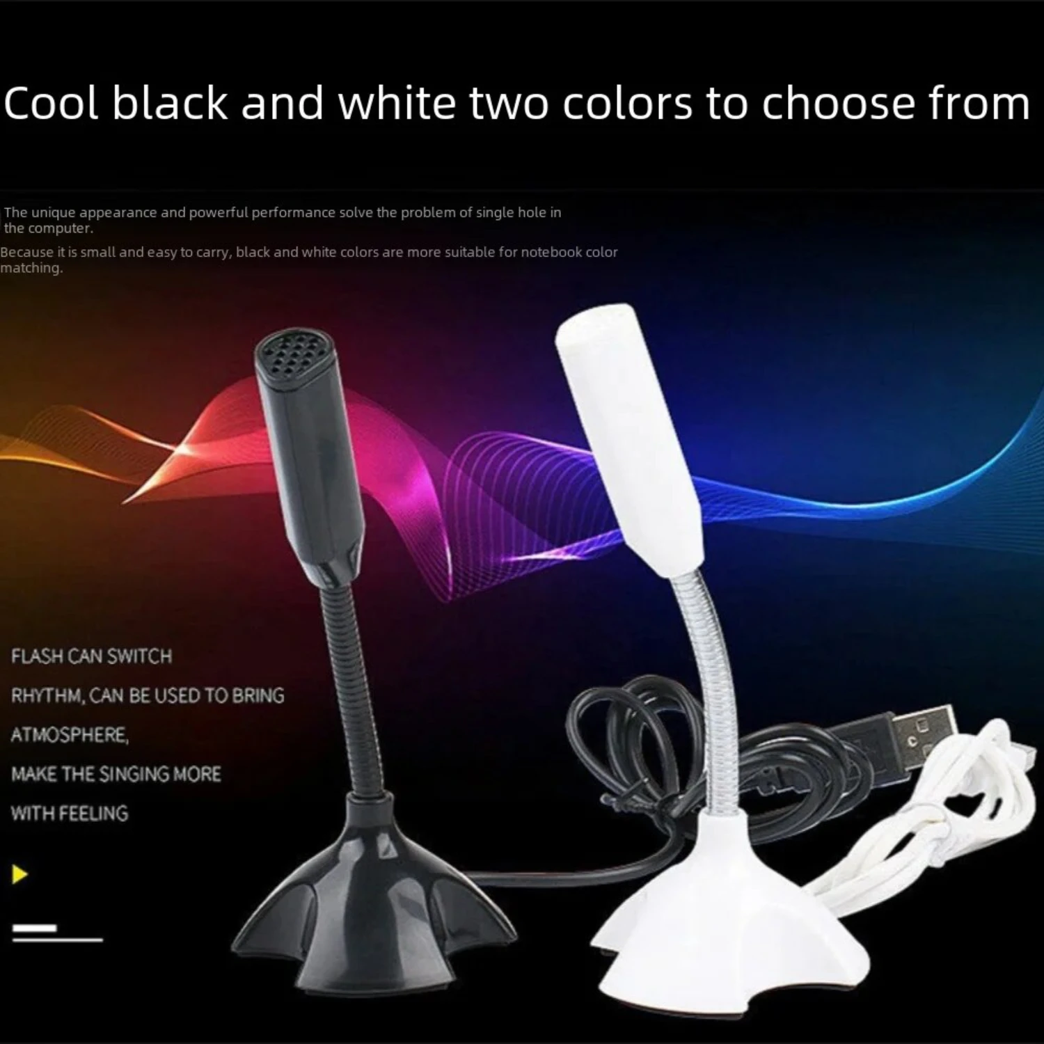 High Quality Mini USB Microphone for Laptop Computer KTV YY Karaoke - Compact Size with Superior Sound Pickup Technology