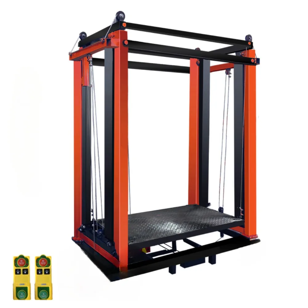 

Mobile electric scaffolding household lifting platform